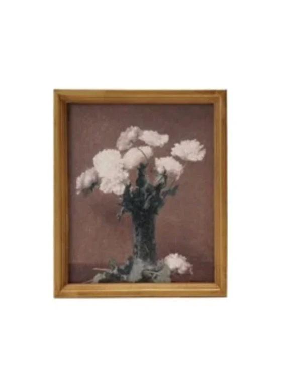 Wood Framed Vintage Reproduction Art
