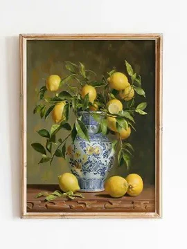 Print in Gold Antique Frame - Image 4