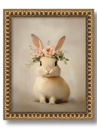 Print in Gold Antique Frame - Image 5