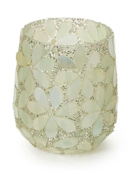 3.5" Flora Mosaic Tealight Holder