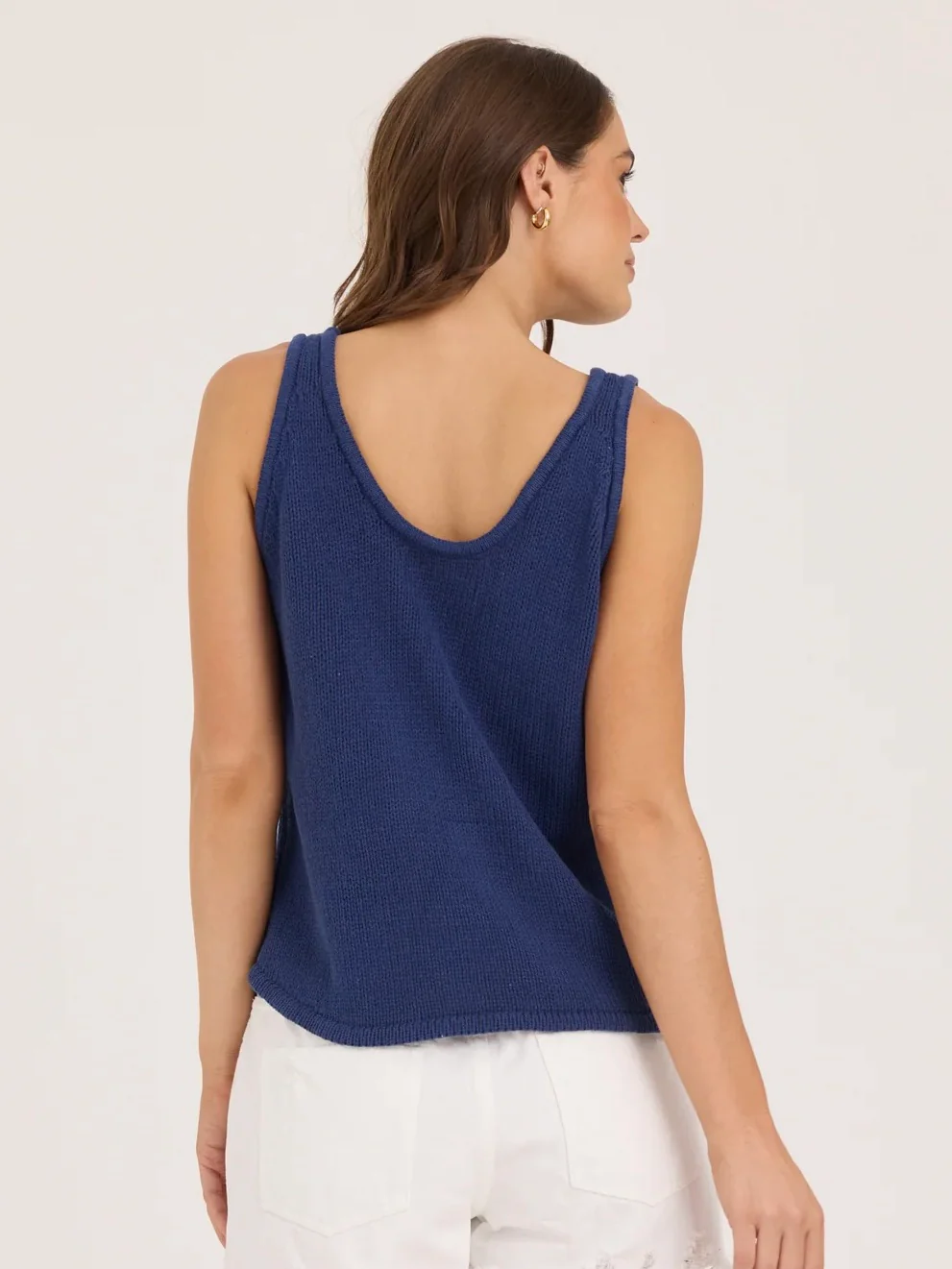 American Flag Graphic Sweater Tank - Image 4