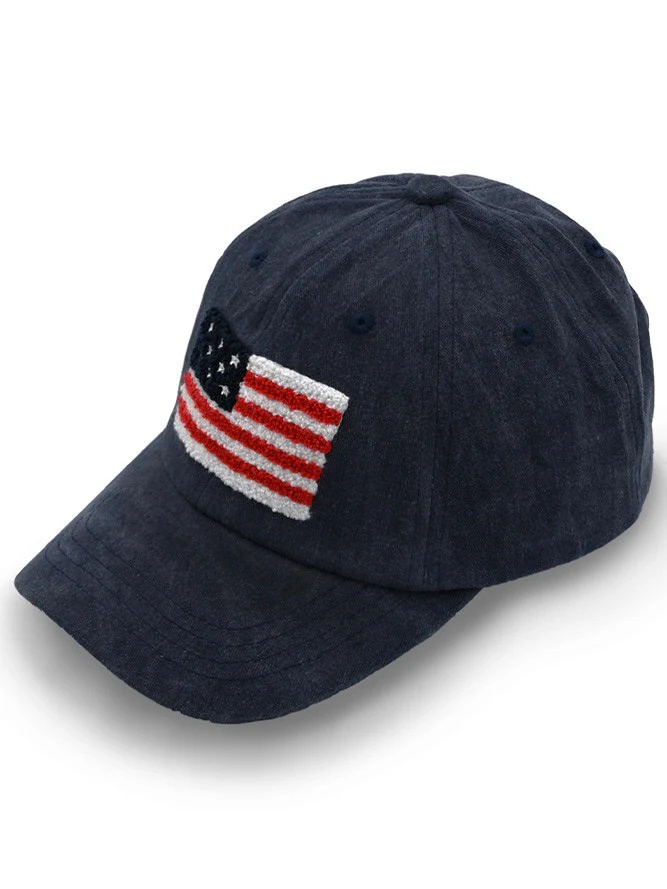 American Flag Patch Cap