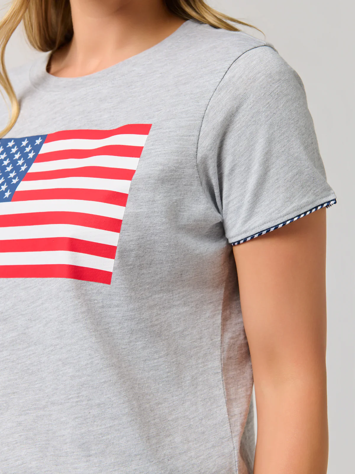 American Flag Relaxed Tee - Image 3