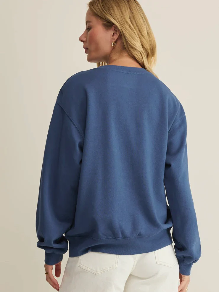 Z Supply Americana Boyfriend Sweatshirt - Image 2