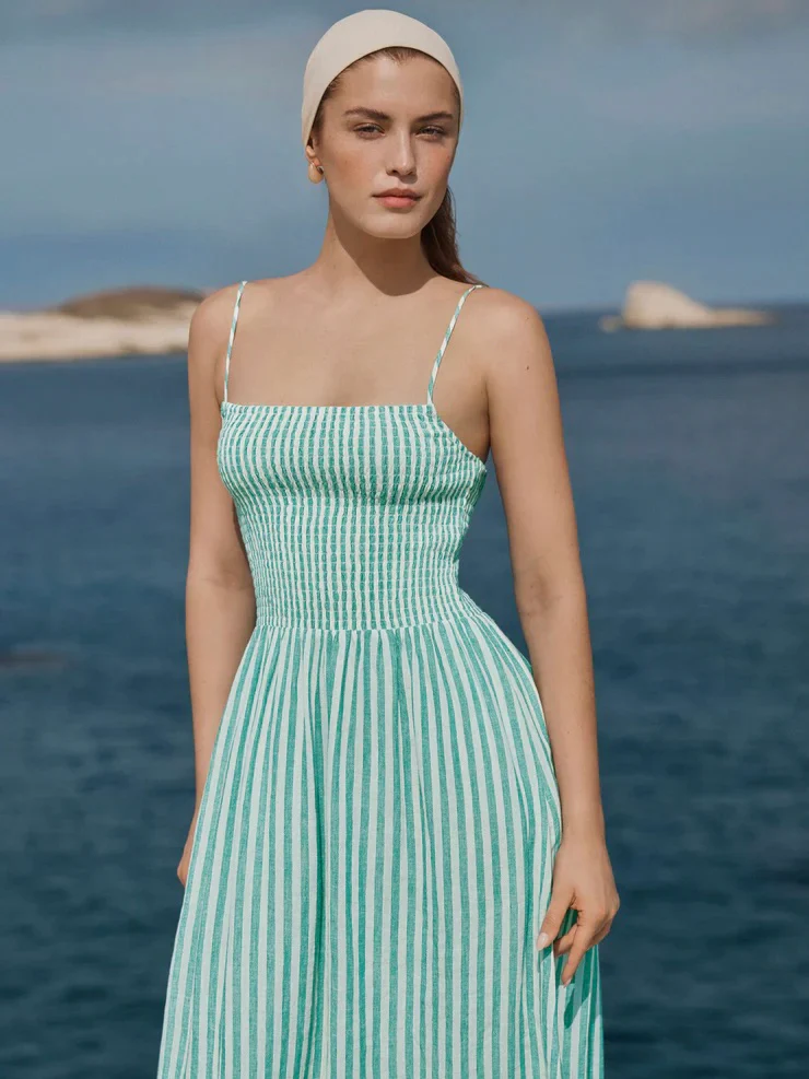 Z Supply Bayside Striped Midi Dress - Image 3