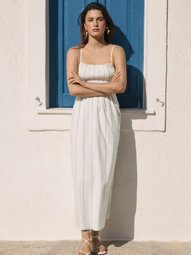 Z Supply Bayside Striped Midi Dress - Image 5