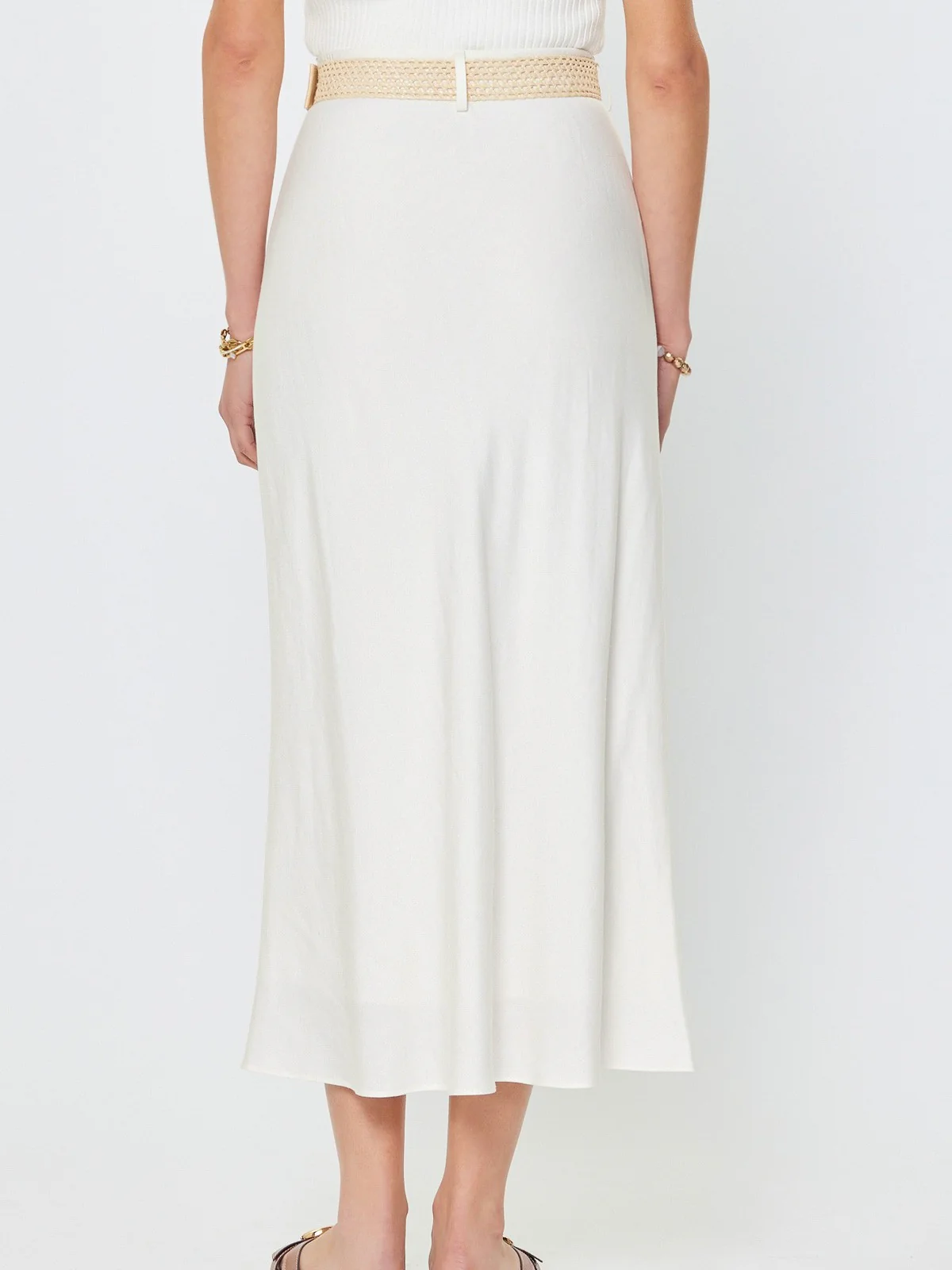 Belted Maxi Skirt - Image 3