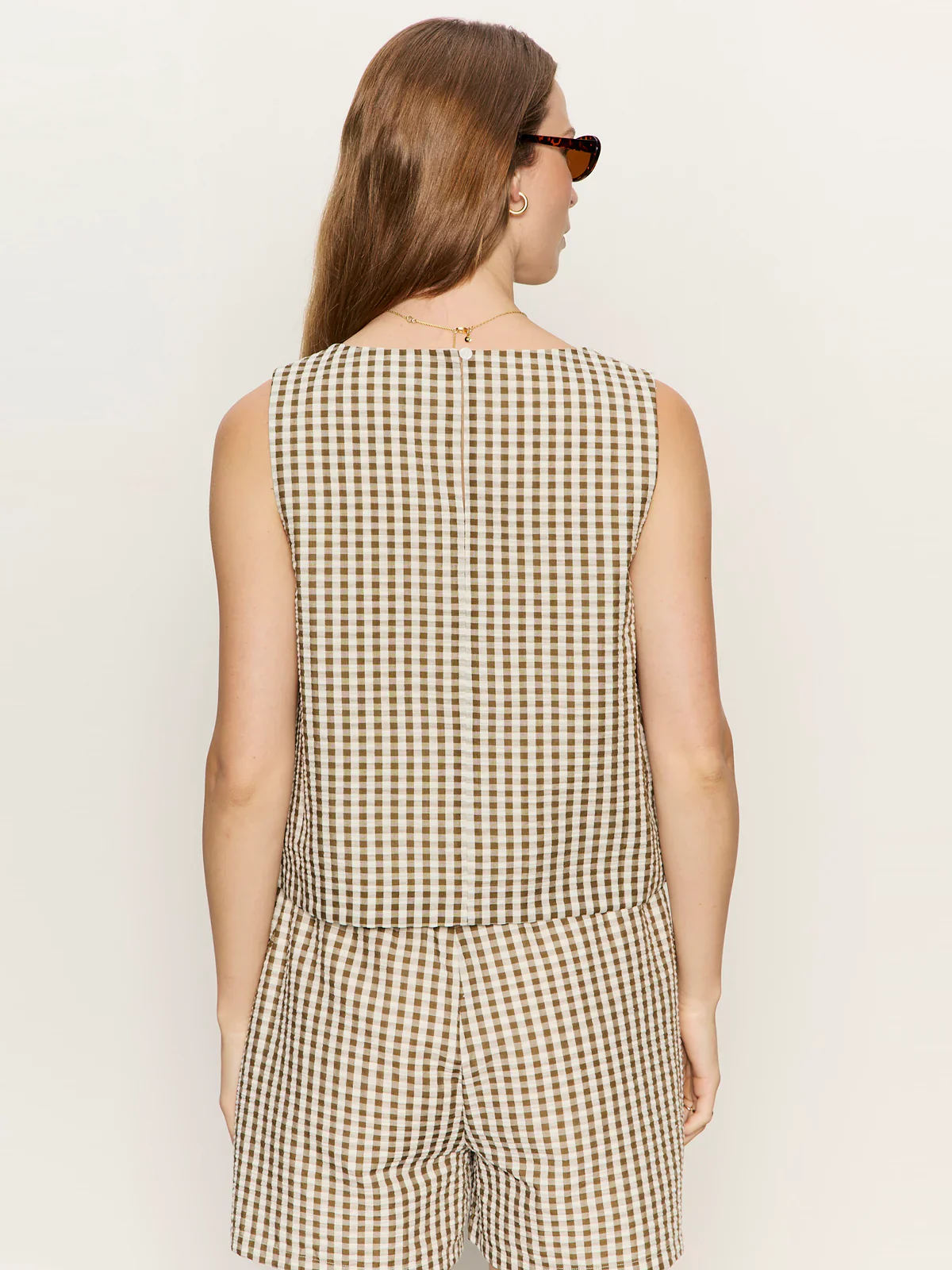 Sanctuary Better Days Gingham Shell - Image 3