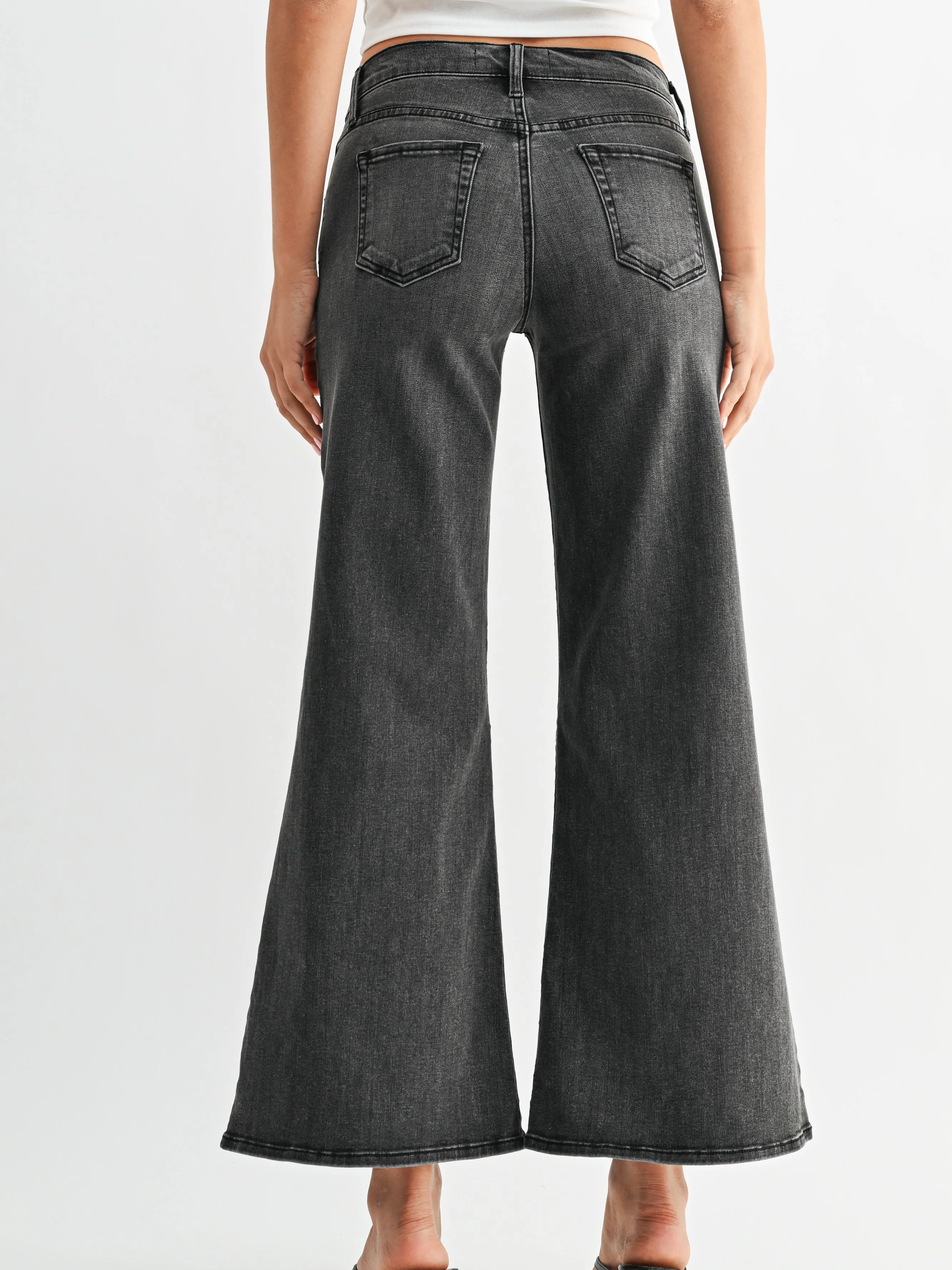 Just Black Denim : JB Collection Wide Flare - Image 2
