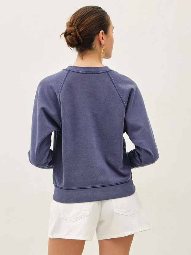 Button Down Raglan Top - Image 2