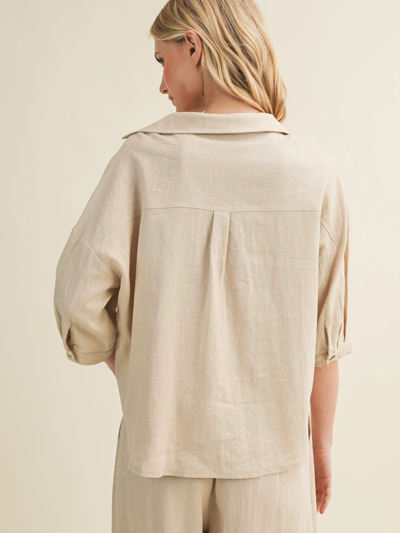 Button Up Collar Top - Image 2
