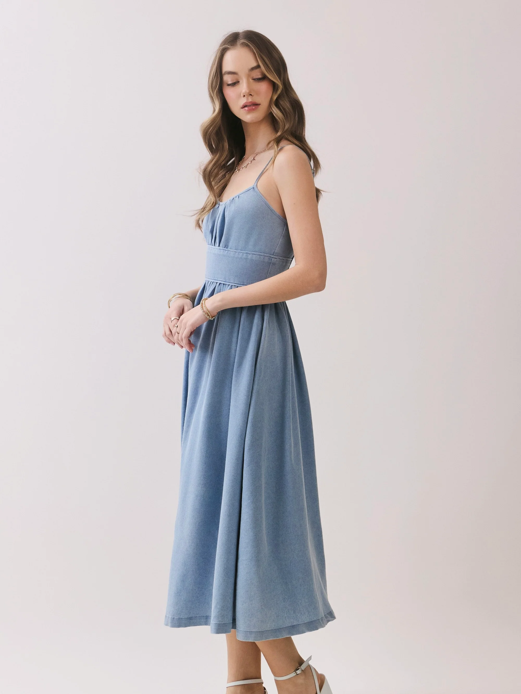 Carmelita Denim Dress - Image 2