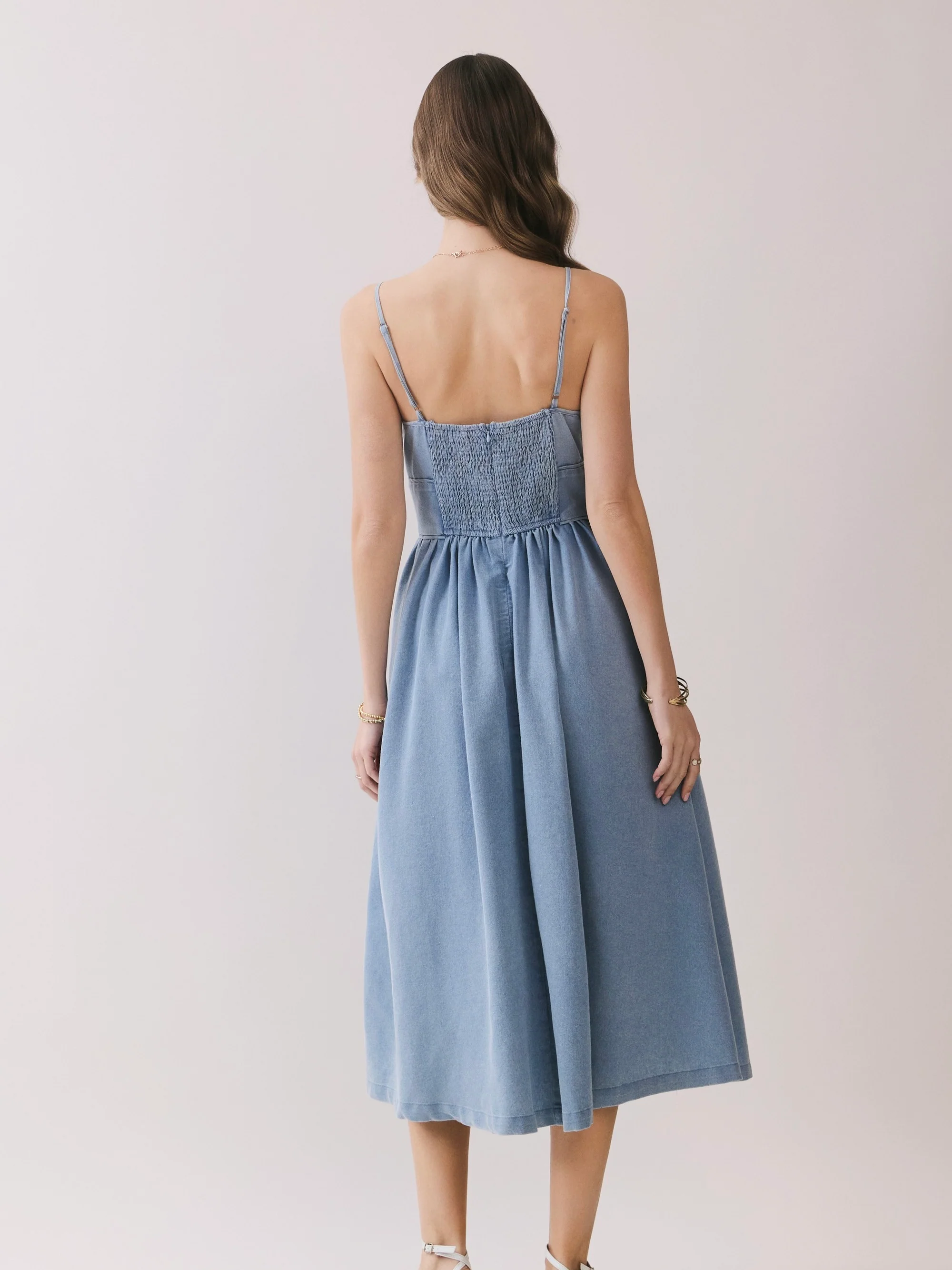 Carmelita Denim Dress - Image 3
