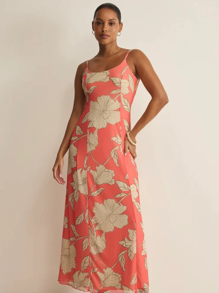 Z Supply Charisma Bloom Floral Midi Dress