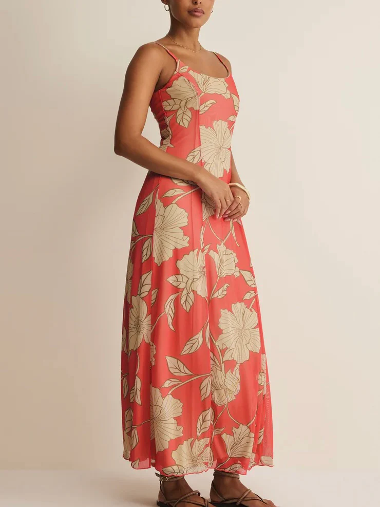 Z Supply Charisma Bloom Floral Midi Dress - Image 2