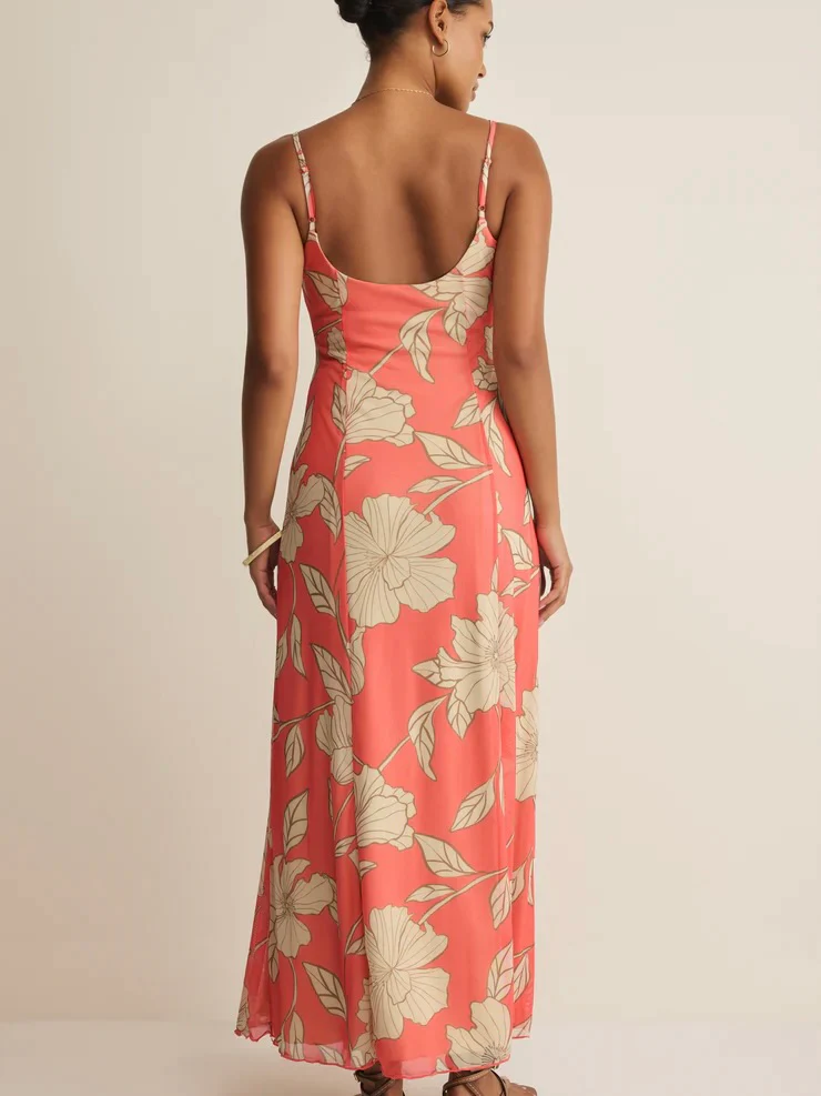 Z Supply Charisma Bloom Floral Midi Dress - Image 3