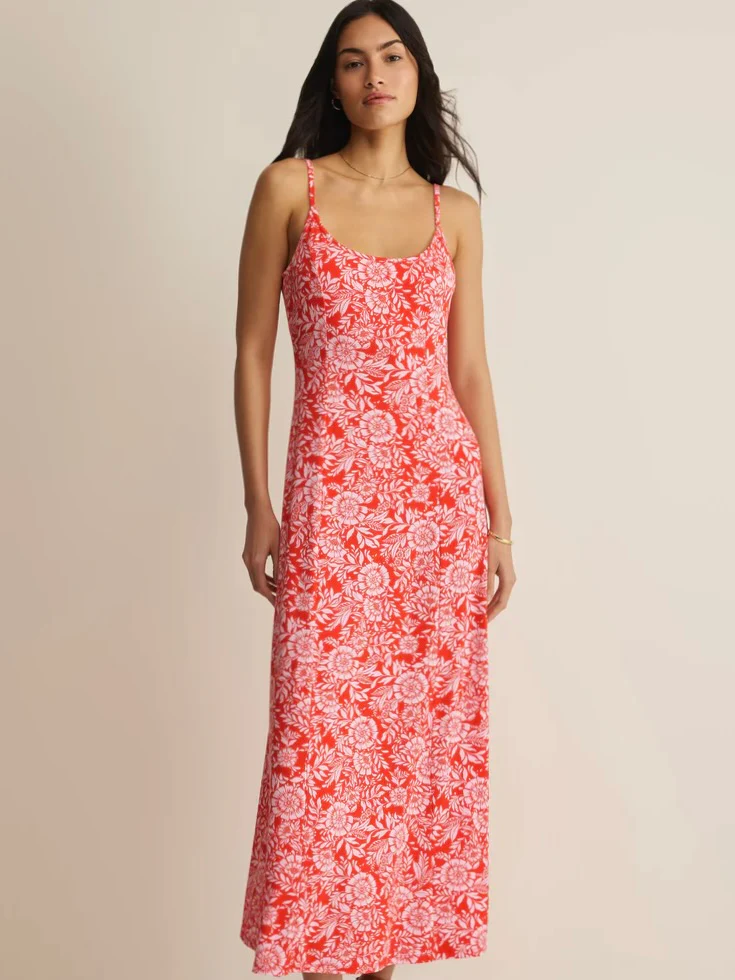 Z Supply Charisma Ona Floral Midi Dress