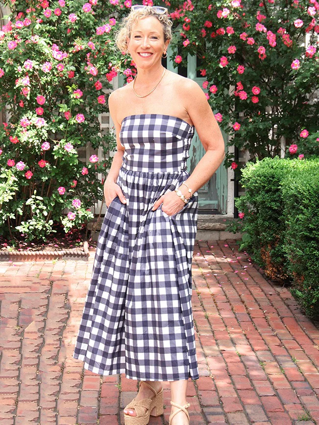 Charleston Checkered Dress