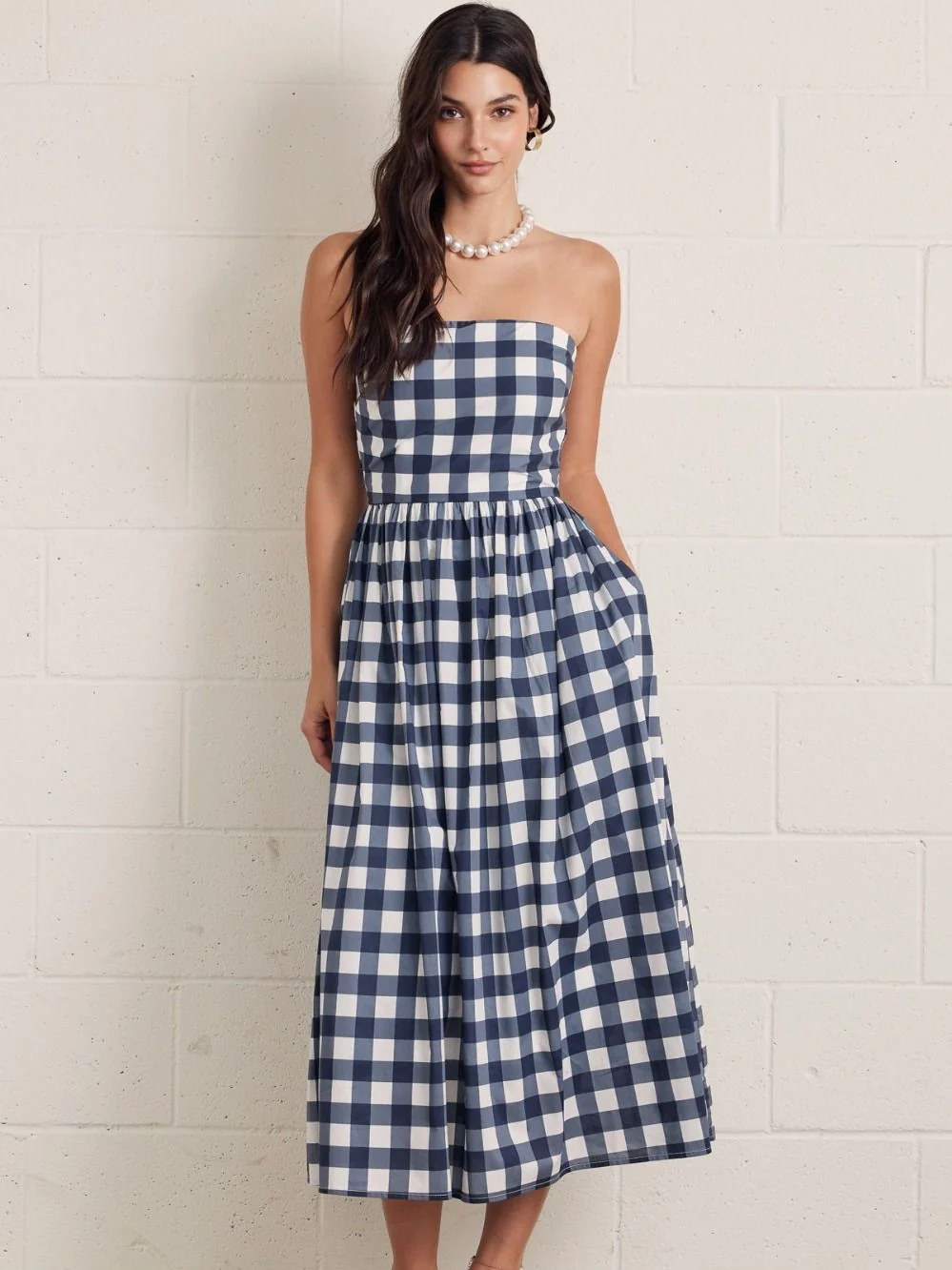 Charleston Checkered Dress - Image 3