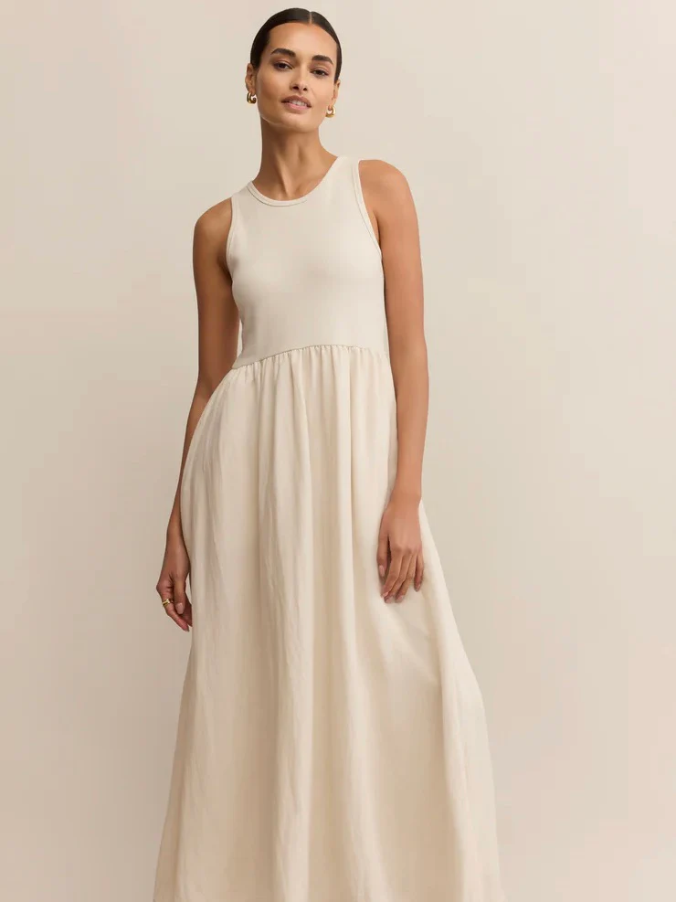 Z Supply Charlotte Midi Dress - Image 4