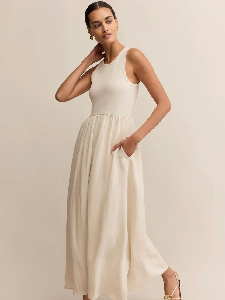 Z Supply Charlotte Midi Dress - Image 6