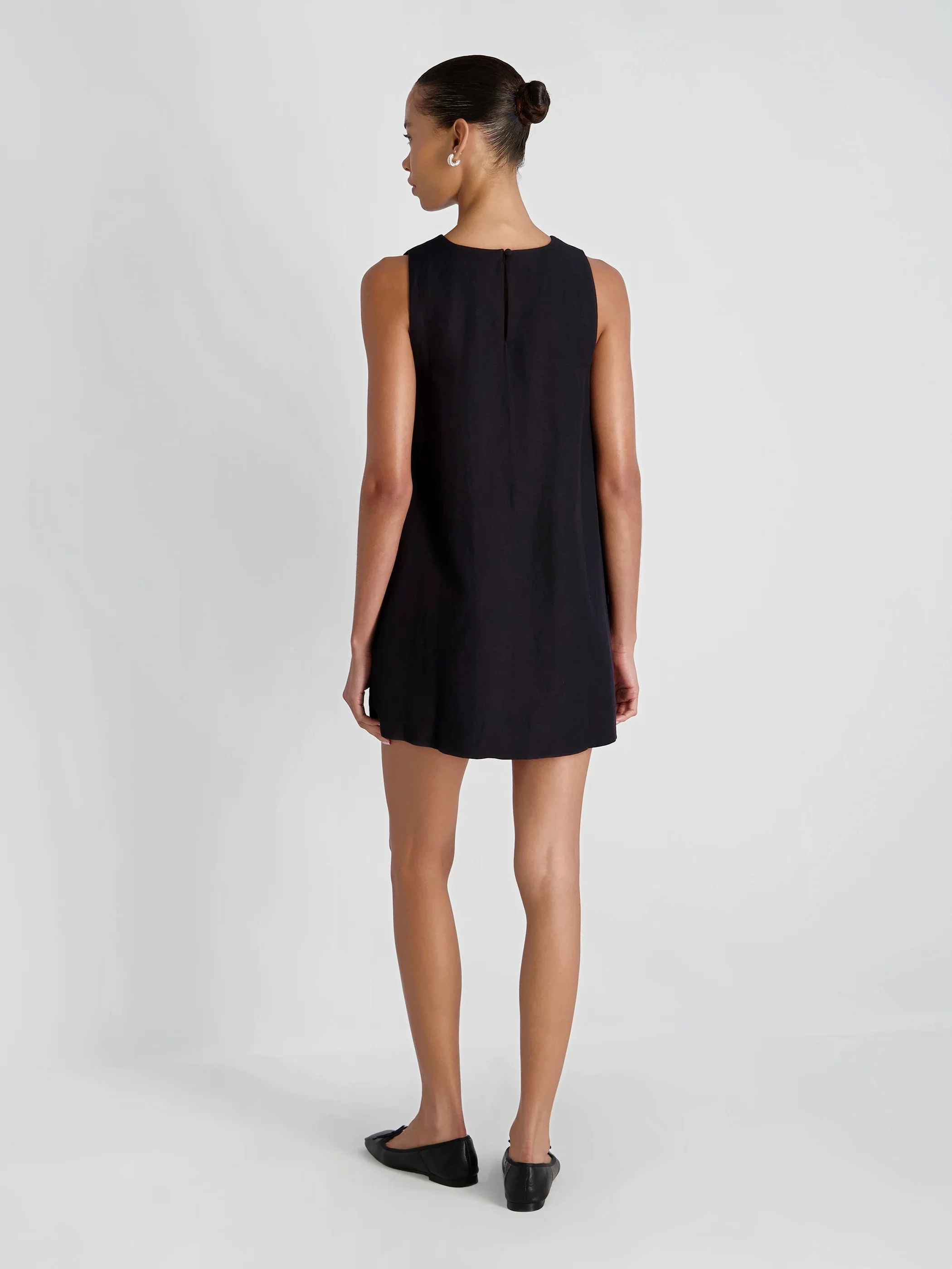 French Connection Cooper Linen Sleeveless Mini Dress - Image 2