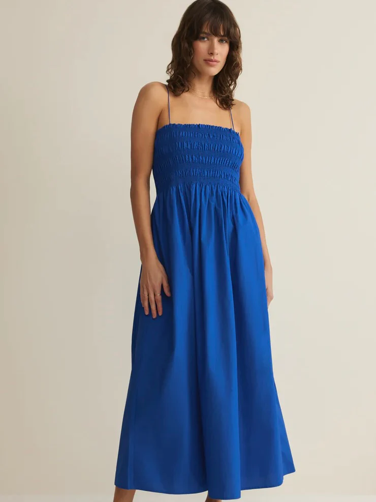 Z Supply Cornelia Poplin Midi Dress