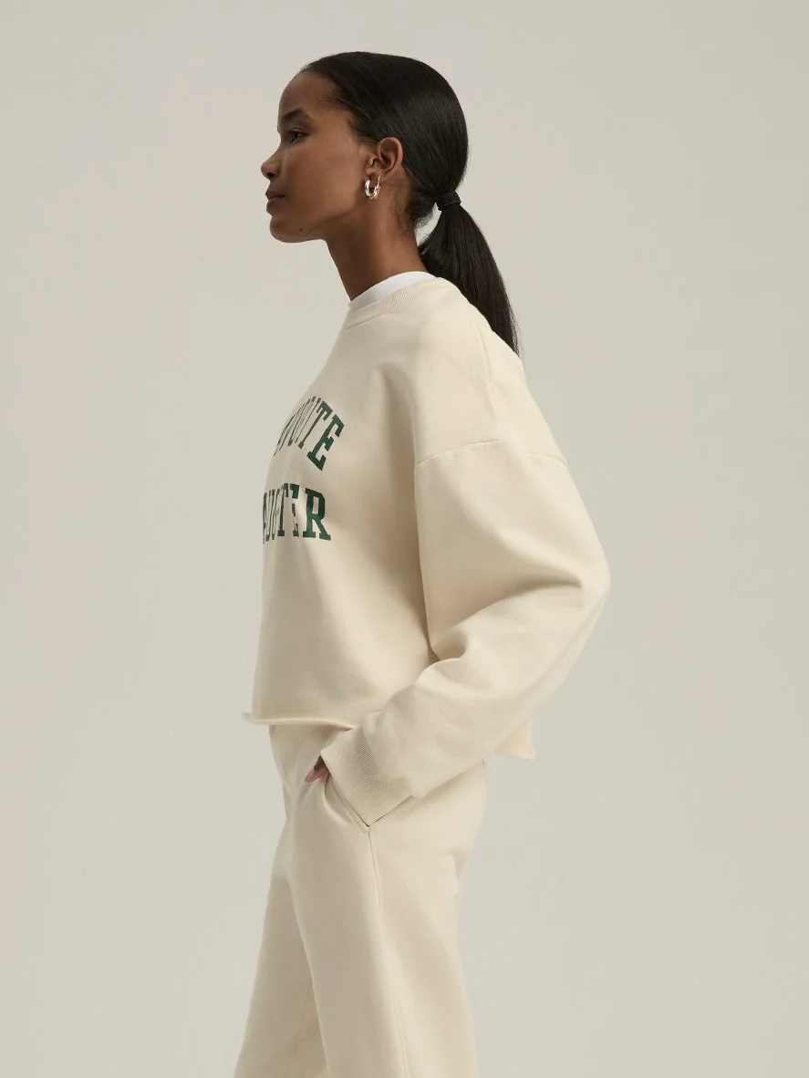 Favorite Daughter Cropped Collegiate Sweatshirt - Image 3