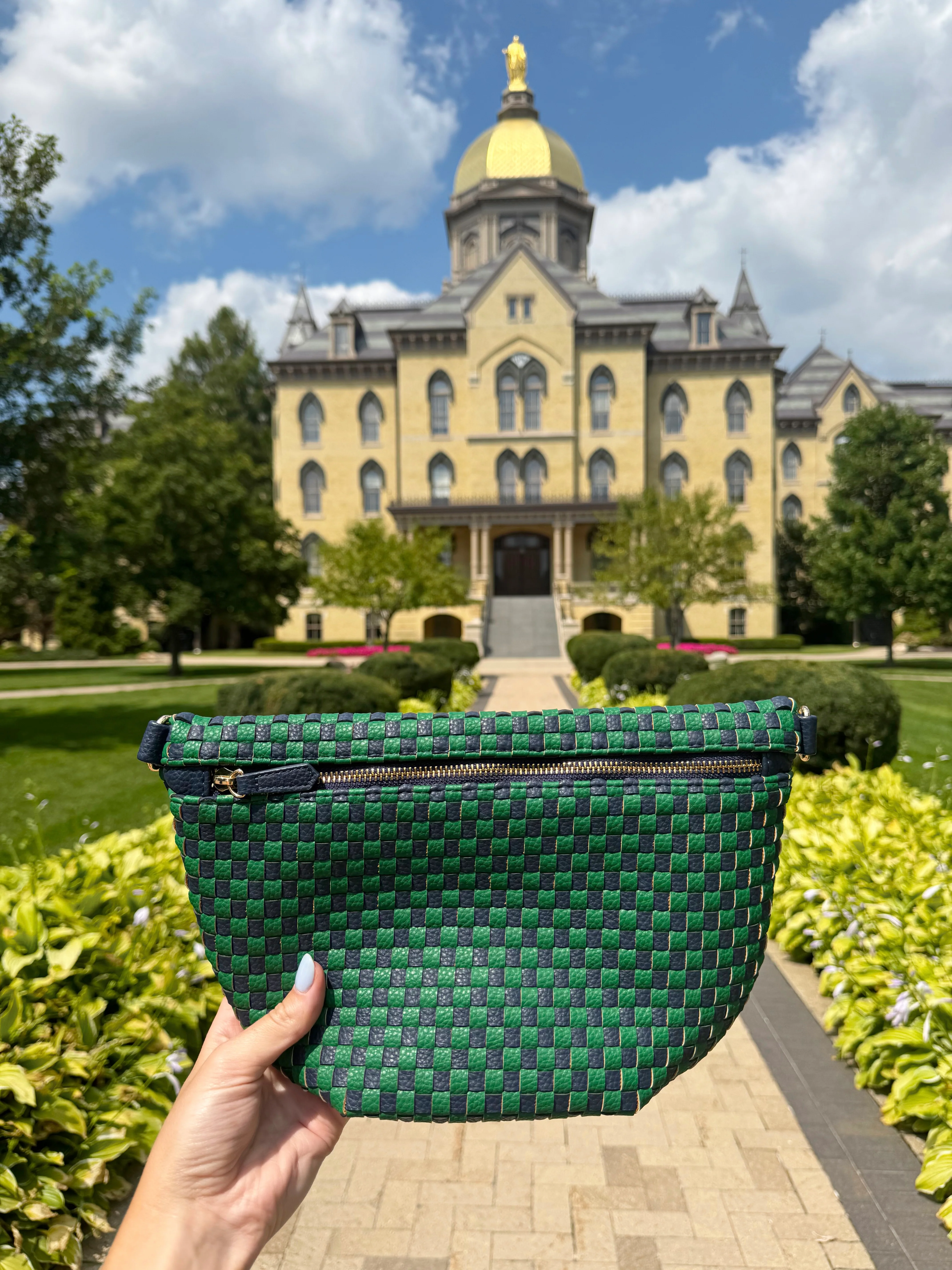 Checkered Quinn Bum Bag - Image 4