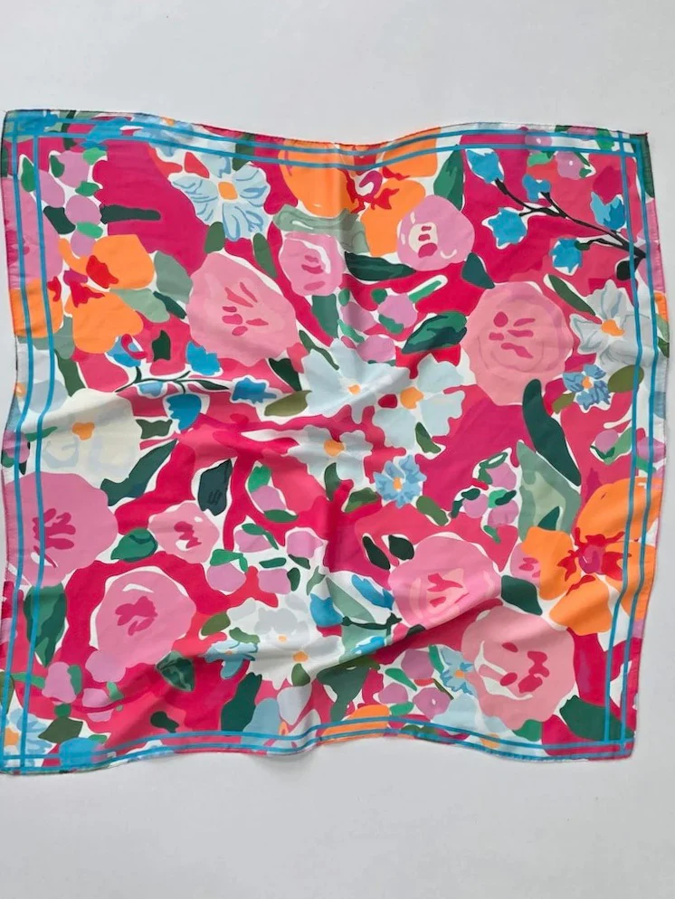 Cynthia Floral Scarf - Image 3