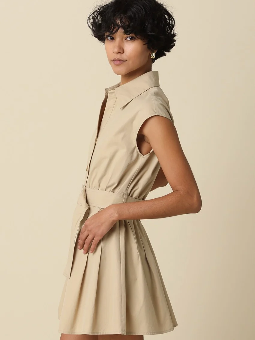 Donna Belted Shirt Dress - Image 3