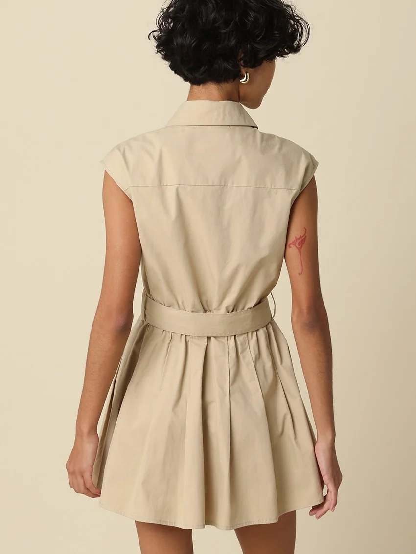 Donna Belted Shirt Dress - Image 4