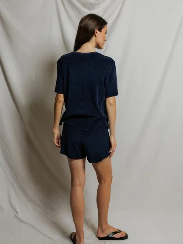 perfectwhitetee Donna Loop Terry Crew Tee - Image 5