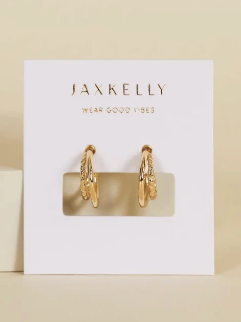 Jax Kelly Double Hoops