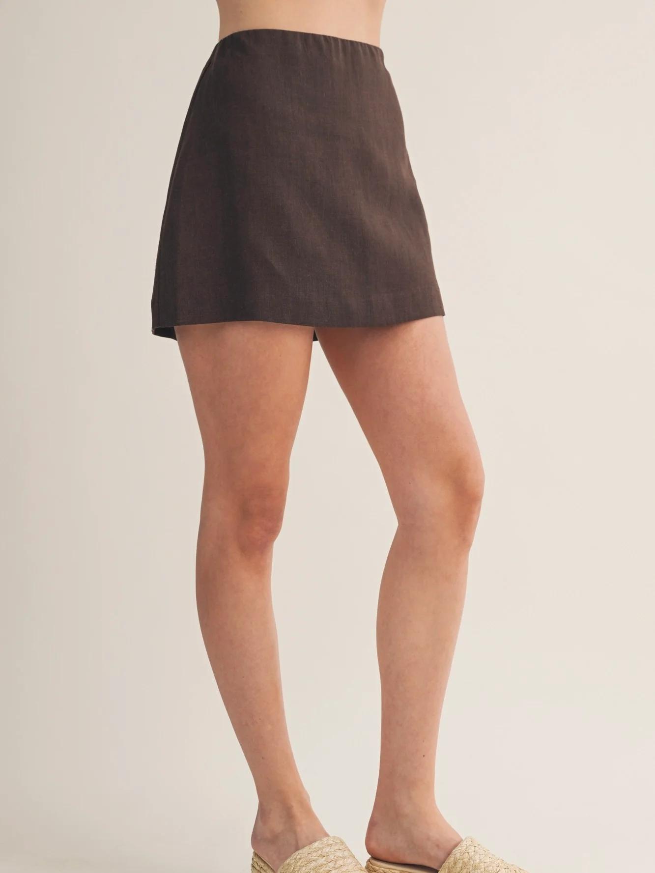 Elastic Waistband Skort - Image 2