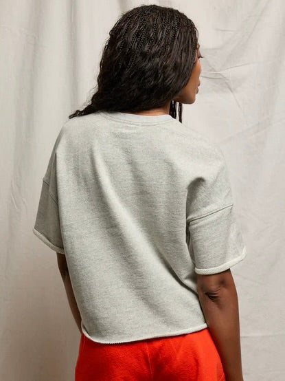 perfectwhitetee Ezra Niall Fabric Short Sleeve Sweatshirt - Image 4