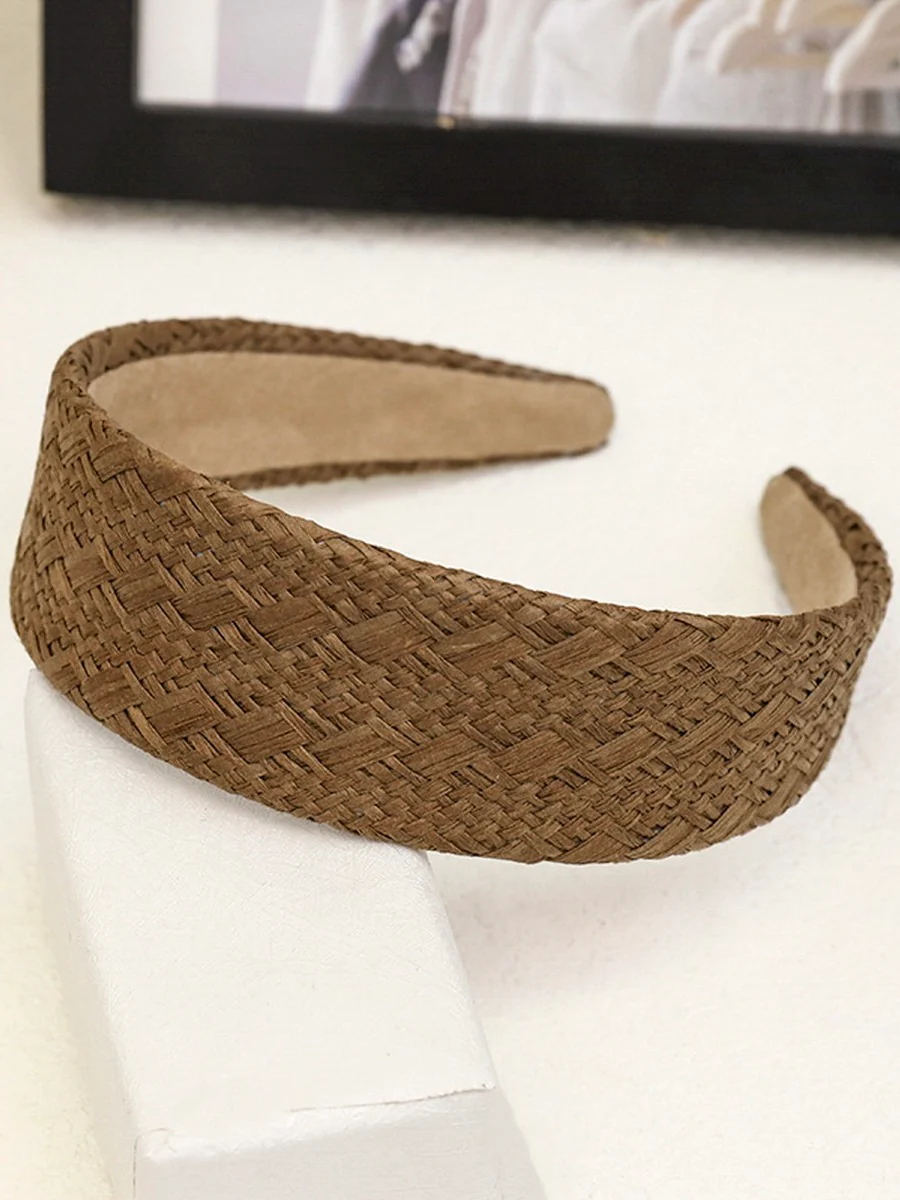 Flat Raffia Headband - Image 2