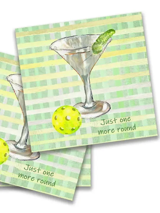 French Graffiti Cocktail Napkins - Image 3