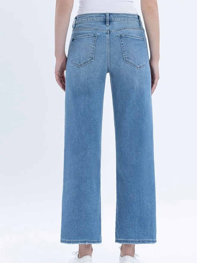 Lovervet : High Rise Crop Wide Leg - Image 3