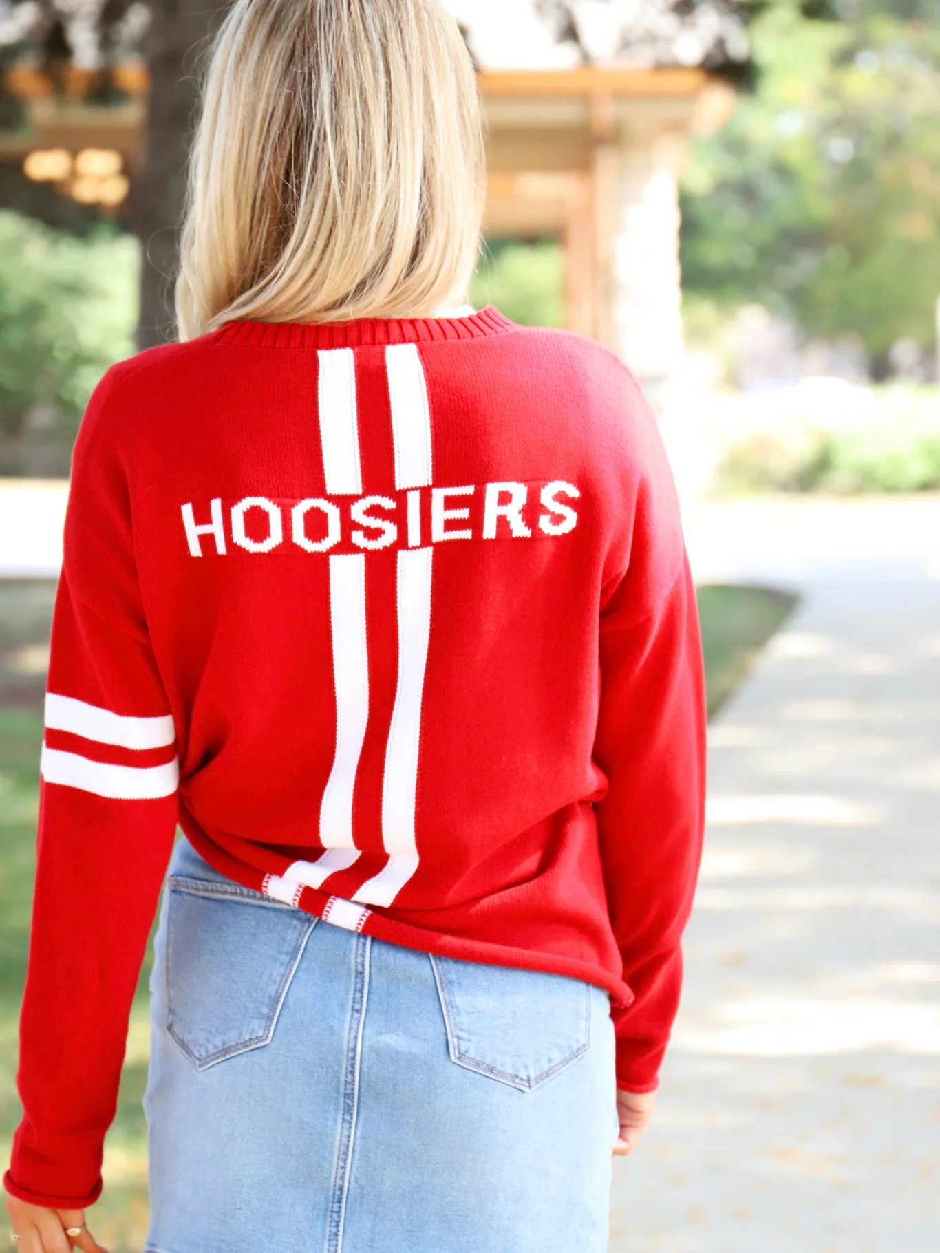 Indiana IU Hoosiers Varsity Crewneck Sweater - Image 4