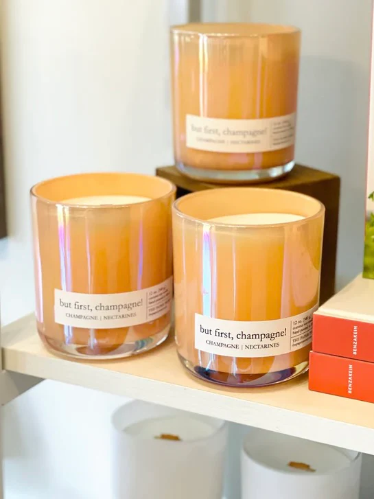 Paper Peony : Iridescent 12oz Soy Candle - Image 2