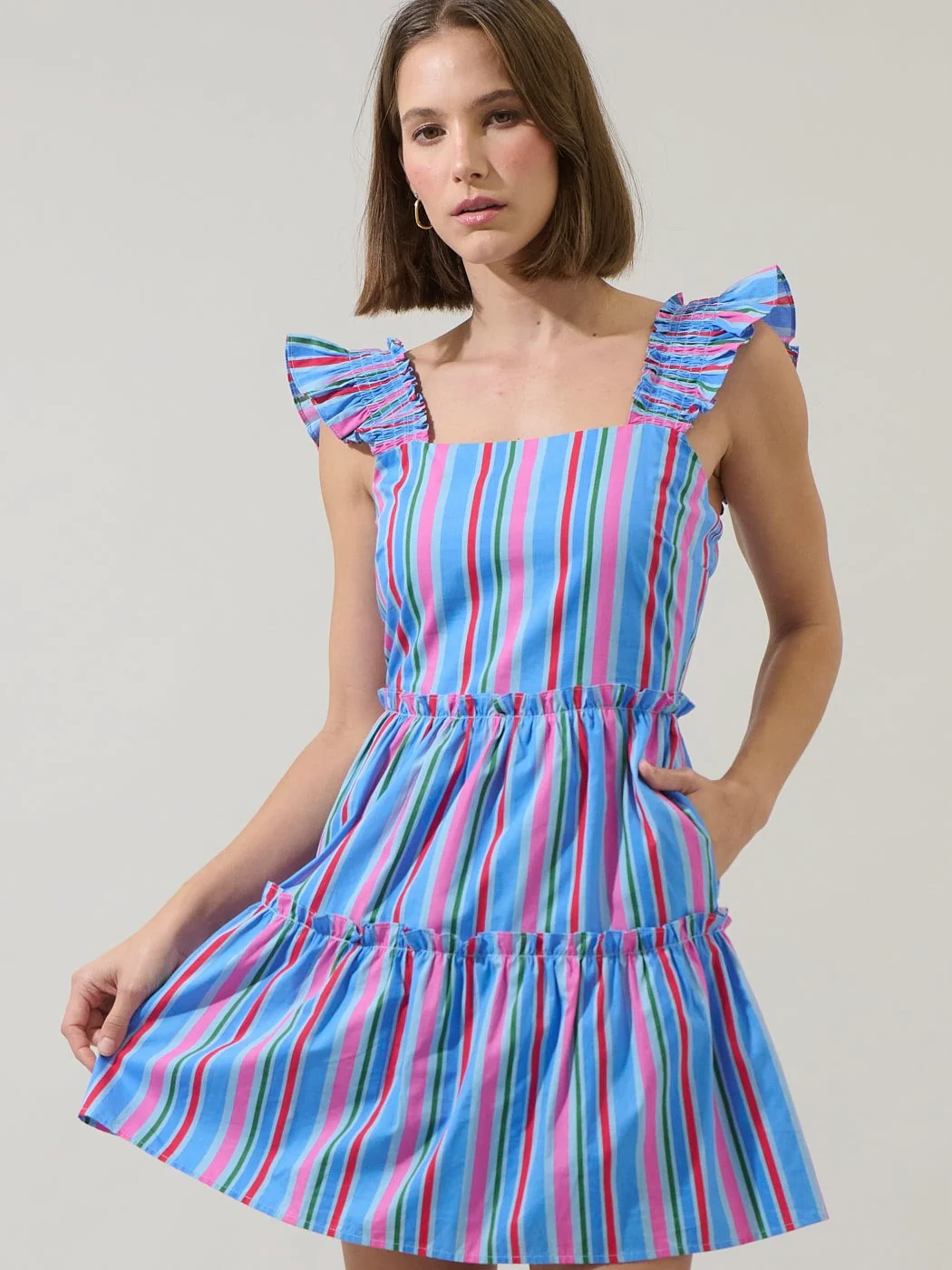 Jaimie Tiered Mini Dress