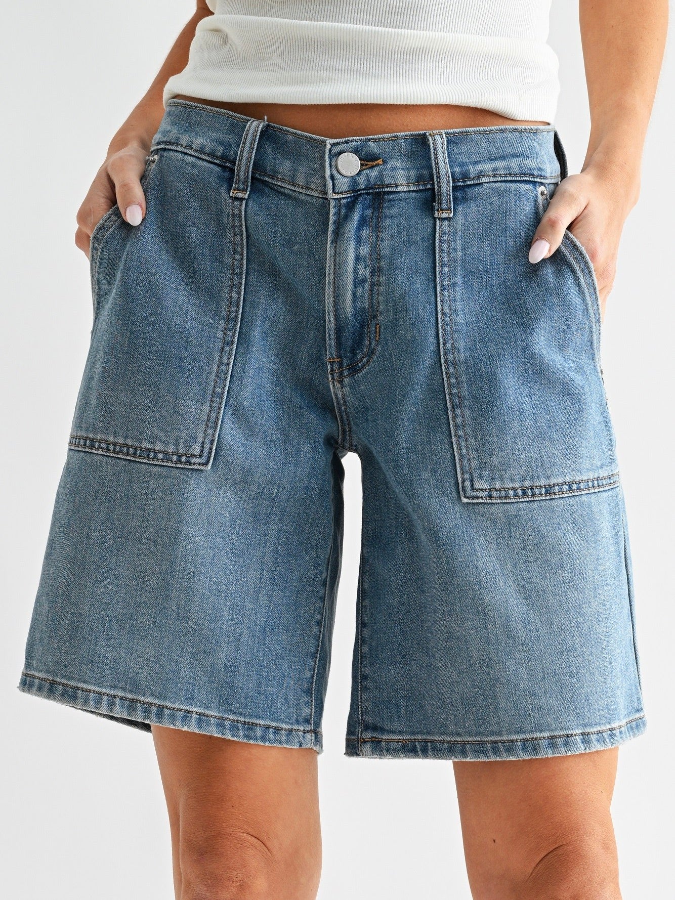 Just USA Jeans : Low Rise Baggy Jort - Image 2
