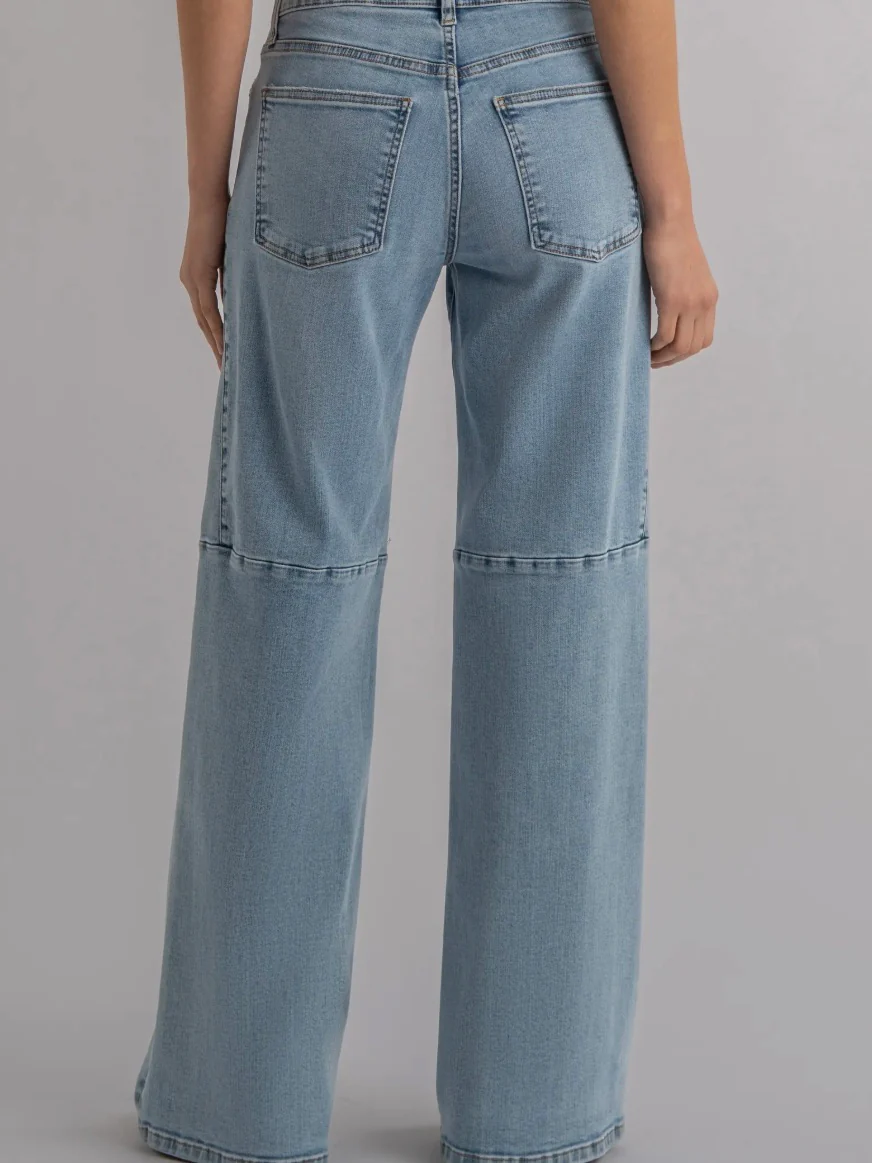 Kut Jeans : Jodi High Rise Straight Leg Side Inset - Image 3