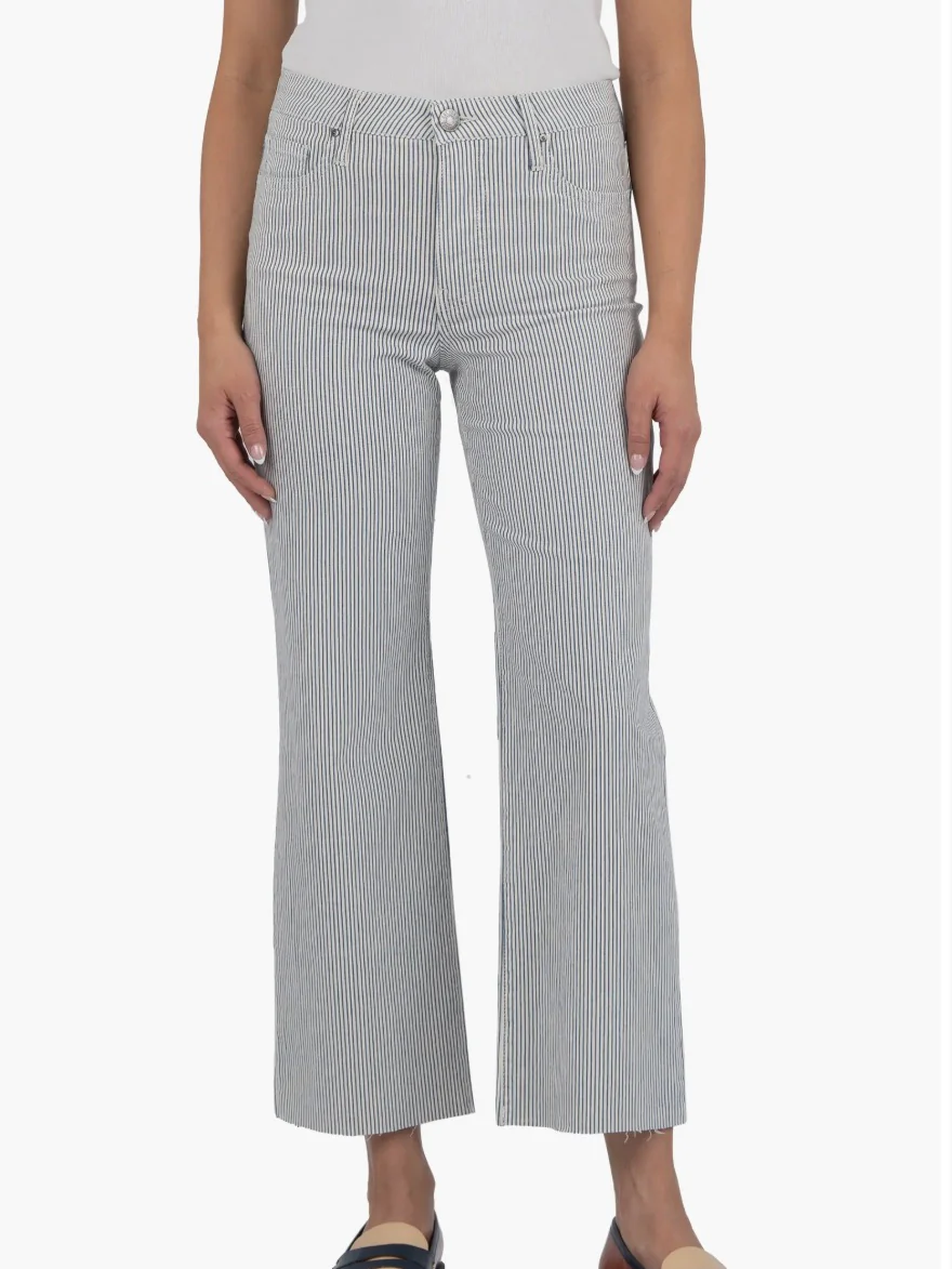 Kut Jeans : Kelsey High Rise Fab Ab Ankle Flare