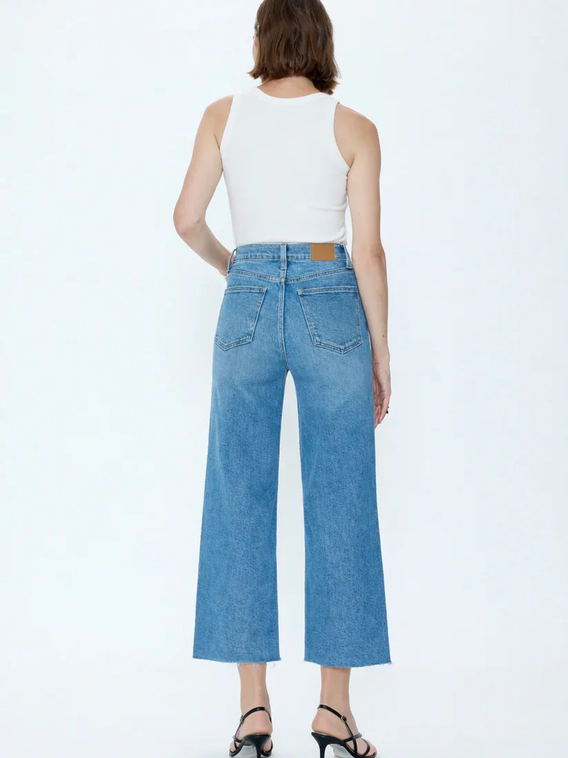 Pistola : Lana Crop Denim - Image 5