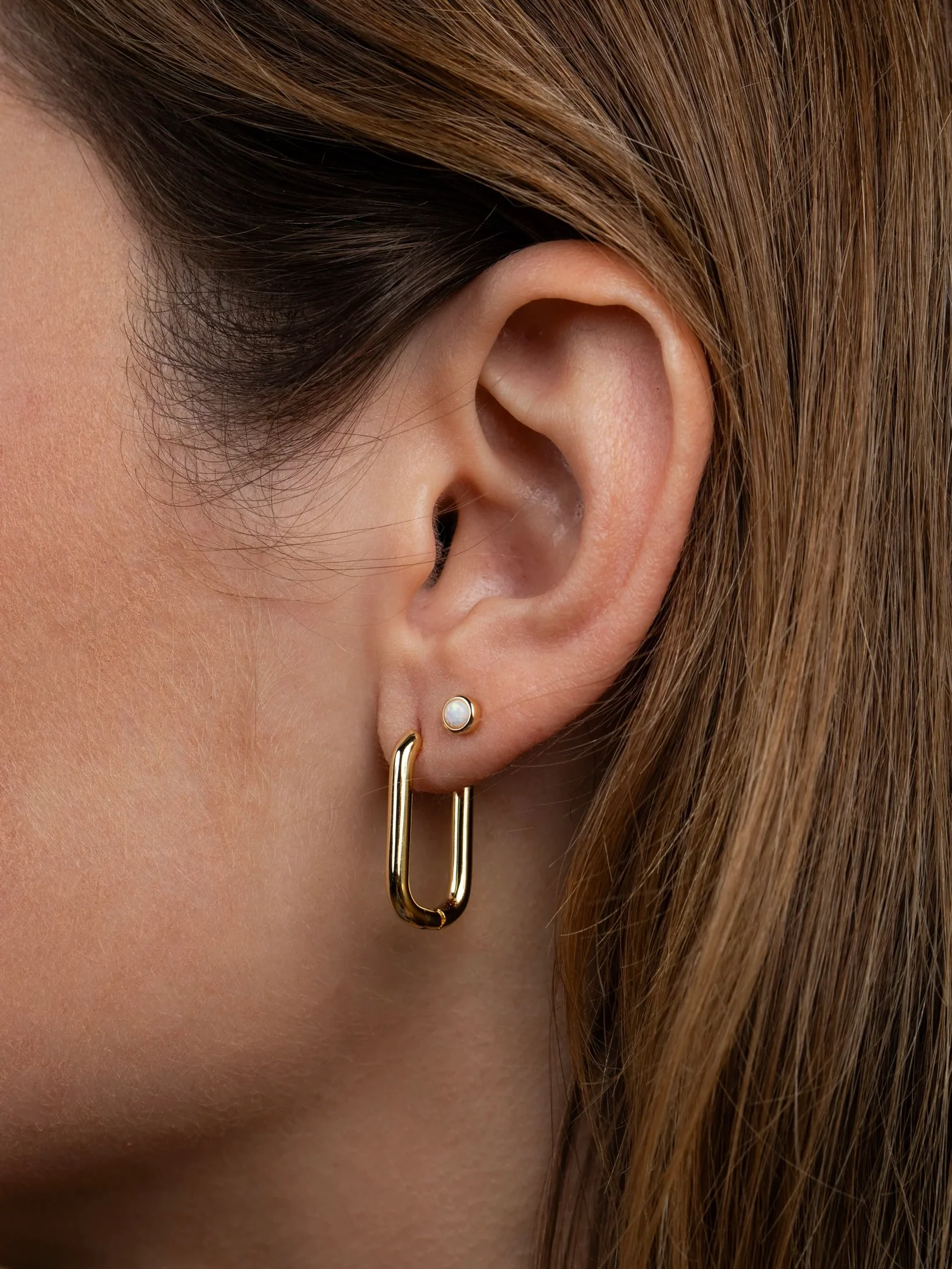 JaxKelly Large Rectangle Hoops - Image 3