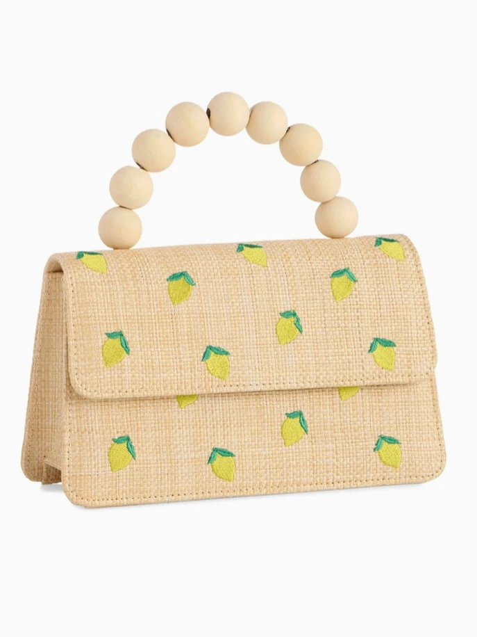Lemon Embroidered Mini Bag - Image 2