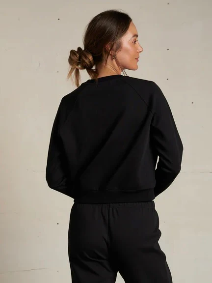 perfectwhitetee Lucia Travel Long Sleeve Raglan Top - Image 3