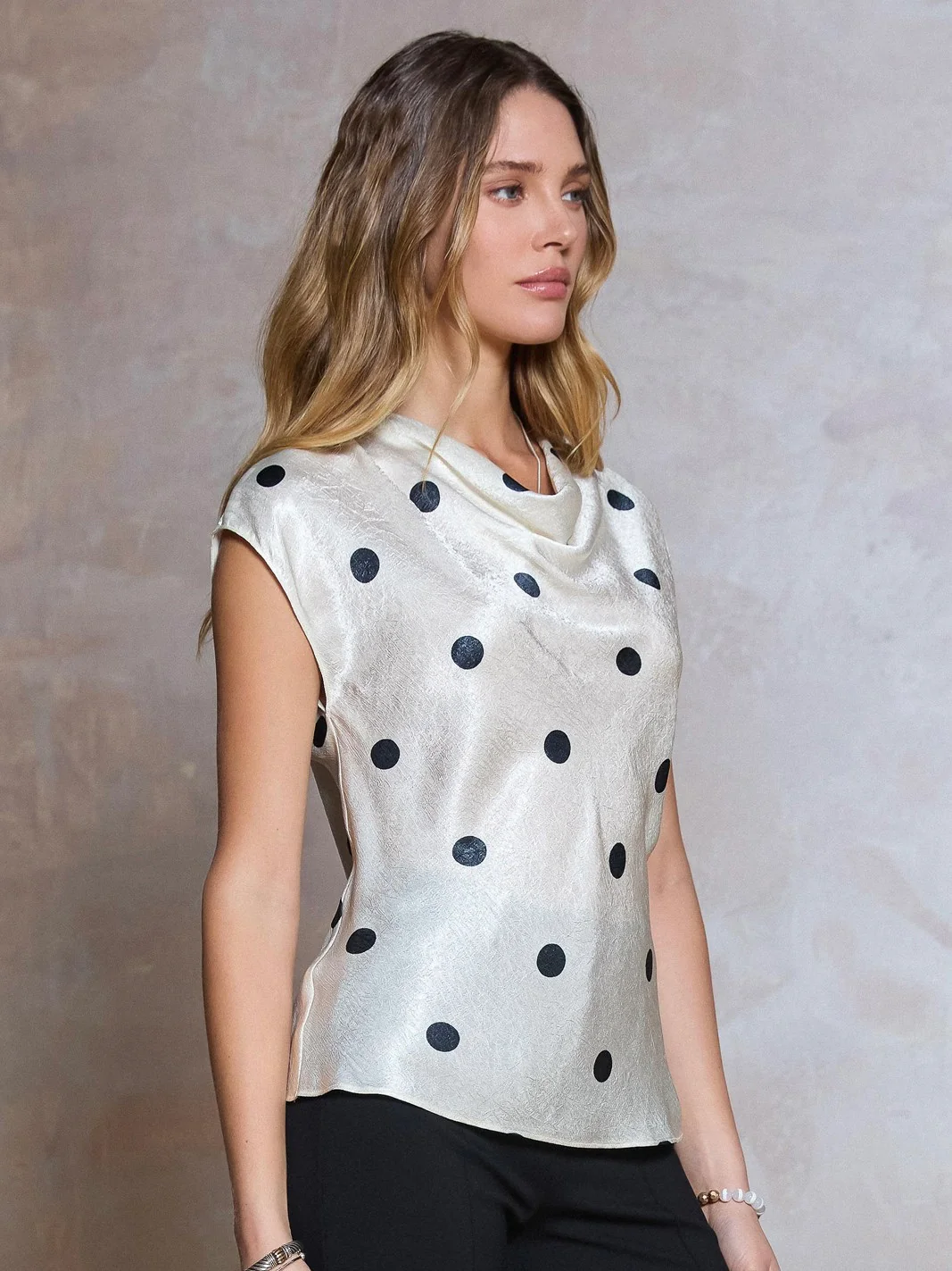 Maddie Cowl Neck Top - Image 2